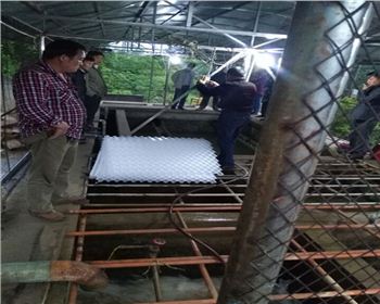 宜昌長陽某水廠斜管安裝