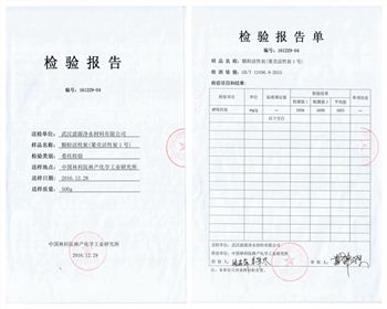 活性炭檢驗報告